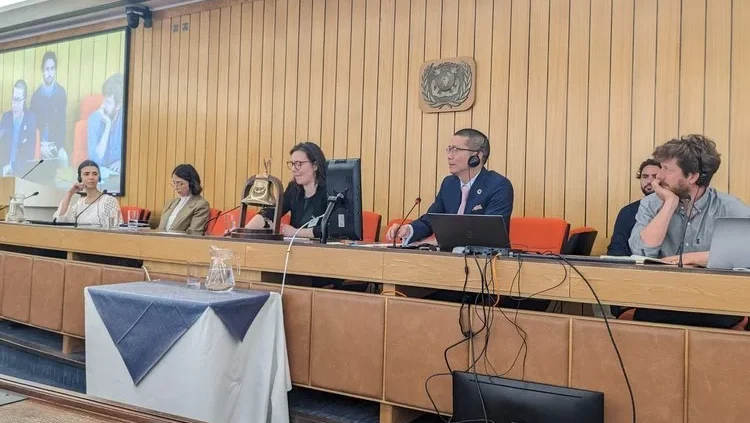 OG team members at the International Maritime Organisation meeting at headquarters in London