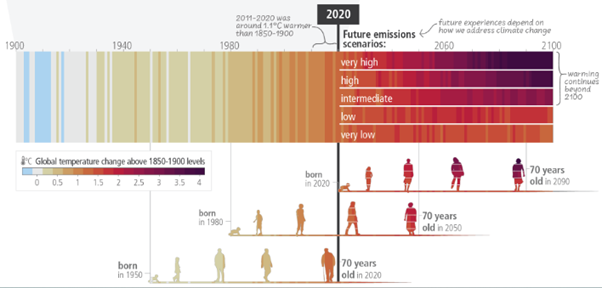 Graph from IPPC report