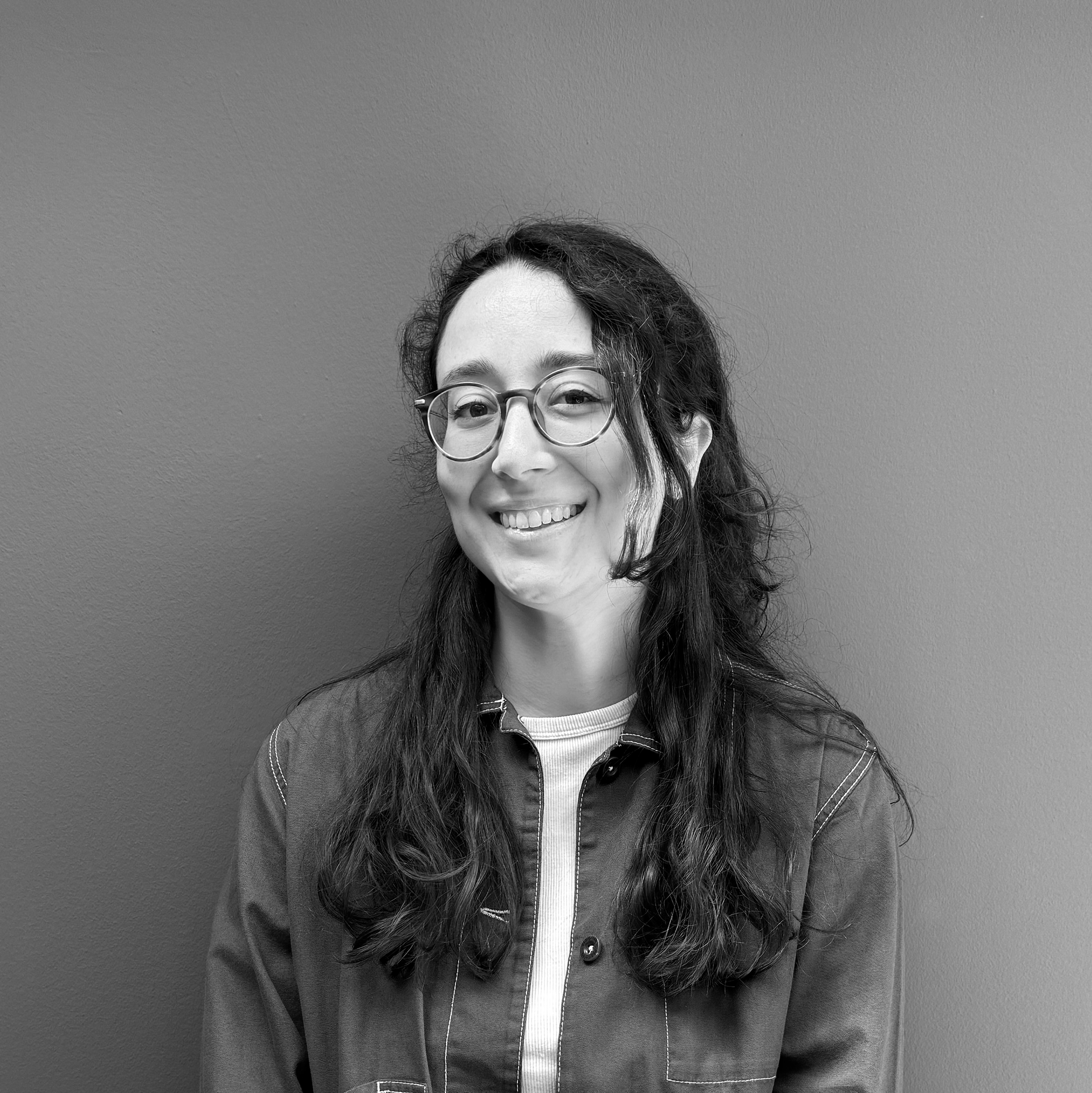 Headshot in black and white of Lucía Saborío Pérez, Legal Officer at Opportunity Green.