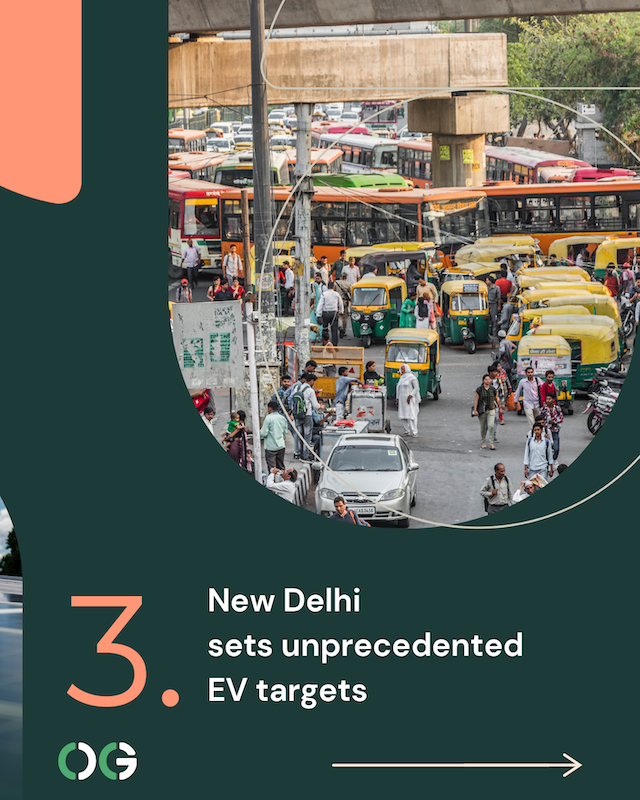 3.	New Delhi sets unprecedented EV targets